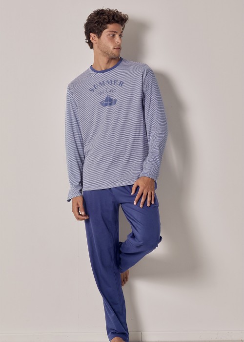 Men's Summer Vibes Ανδρική πυτζάμα μπλε