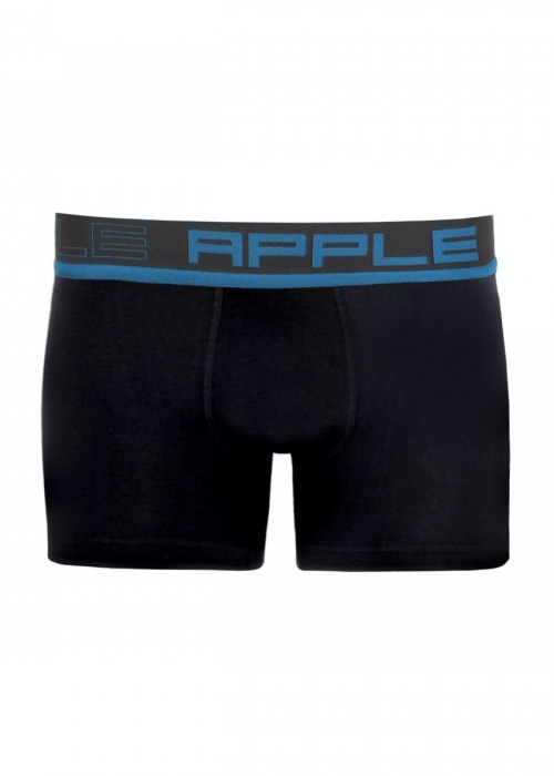  Apple boxer μαύρο με σιέλ