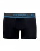  Apple boxer μαύρο με σιέλ