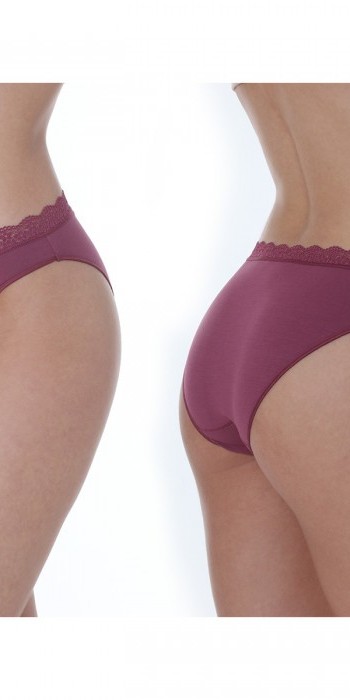 bamboo slip 2τεμαχίων μπορντό