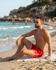 Ανδρικό κόκκινο μαγιό σορτς