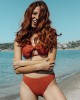 Sifnos swimsuit κεραμιδί ανάγλυφο 1533