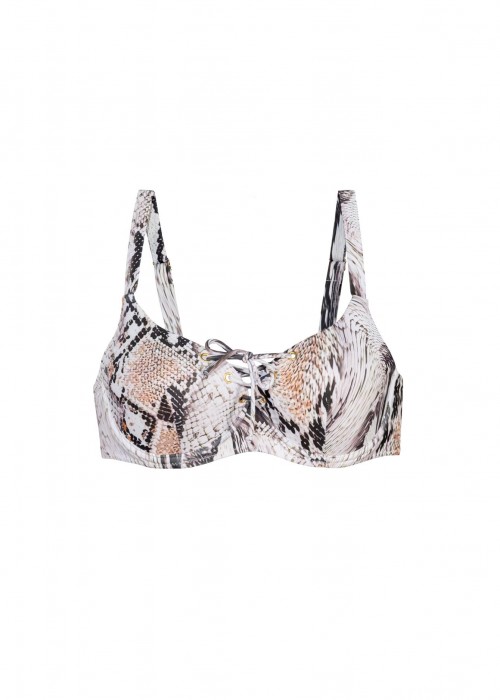 Snake print σουτιέν για μεγάλο στήθος Snake print σουτιέν για μεγάλο στήθος