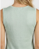 T-shirt Lurex σε aqua χρώμα
