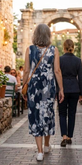 Μπλε-Πράσινο καλοκαιρινό φόρεμα Μπλε-Πράσινο καλοκαιρινό φόρεμα