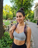 fila bra με χιαστί πλάτη σε γκρι χρώμα