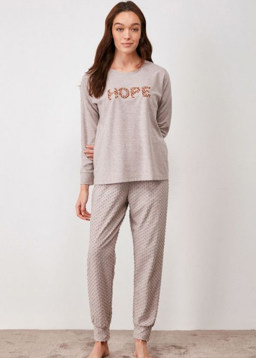 Πυτζάμα μπεζ hope