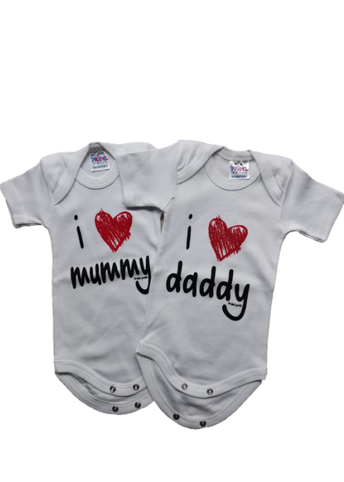 Σετ ζιπουνάκια love mummy and daddy