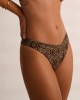 Bikini set Σουτιέν animal print με σλιπ ψηλόμεσο