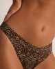 Bikini set Σουτιέν animal print με σλιπ ψηλόμεσο