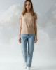 T-shirt βαμβακερό σε Μπεζ χρώμα T-shirt βαμβακερό σε Μπεζ χρώμα