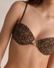 Bikini set Σουτιέν animal print με σλιπ ψηλόμεσο