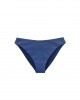 Μπλε μαγιό ιριδίζον σουτιέν cup D και σλιπ με κανονική κάλυψη