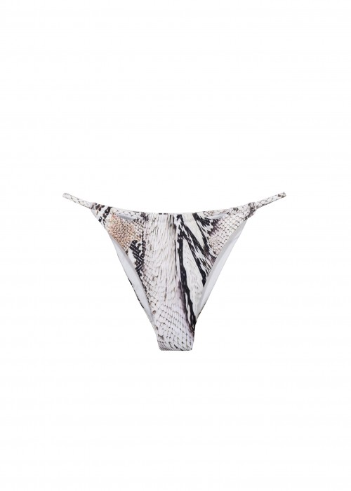 Snake print μπικίνι σετ τρίγωνο με brazil κάτω μέρος Snake print μπικίνι σετ τρίγωνο με brazil κάτω μέρος