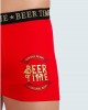 it's beer time κόκκινο boxer σε μπουκάλι μπύρας it's beer time κόκκινο boxer σε μπουκάλι μπύρας