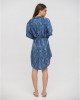 Ble Resort Collection Καλοκαιρινό Mini Σεμιζιέ Φόρεμα Μπλε