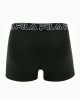 fila boxer μαύρο με logo fila underwear