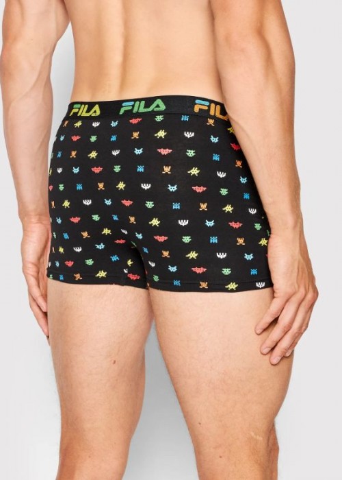 Men's fila boxer fun με σχέδια μαύρο