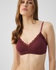 Fimelle Elegance Bralette με αποσπώμενη ενίσχυση σε μπορντό χρώμα Fimelle Elegance Bralette με αποσπώμενη ενίσχυση σε μπορντό χρώμα