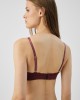 Fimelle Elegance Bralette με αποσπώμενη ενίσχυση σε μπορντό χρώμα Fimelle Elegance Bralette με αποσπώμενη ενίσχυση σε μπορντό χρώμα