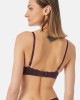Fimelle Elegance Bralette με αποσπώμενη ενίσχυση σε μωβ μελιτζανί χρώμα Fimelle Elegance Bralette με αποσπώμενη ενίσχυση σε μωβ μελιτζανί χρώμα