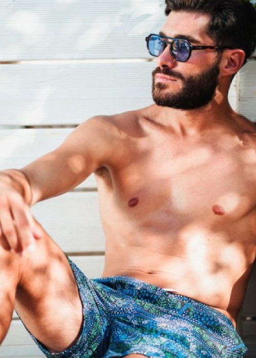 Ανδρικό μαγιό πολύχρωμο 