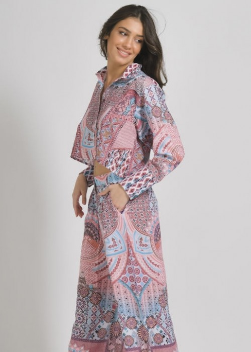 Ble Resort Collection Μακρυμάνικο Γυναικείο Λινό Πουκάμισο