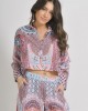 Ble Resort Collection Μακρυμάνικο Γυναικείο Λινό Πουκάμισο