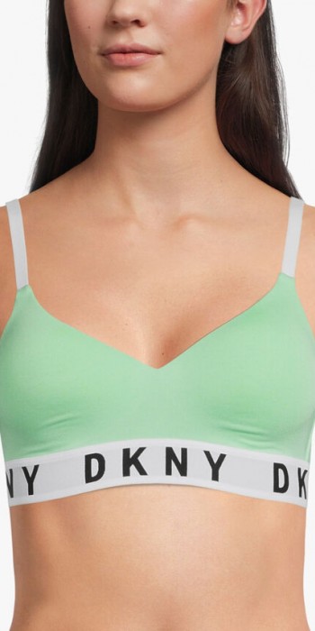 cozy boyfriend αθλητικό σουτιέν dkny φυστικί