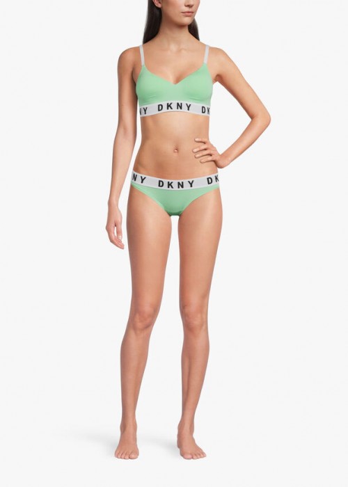 cozy boyfriend αθλητικό σουτιέν dkny φυστικί