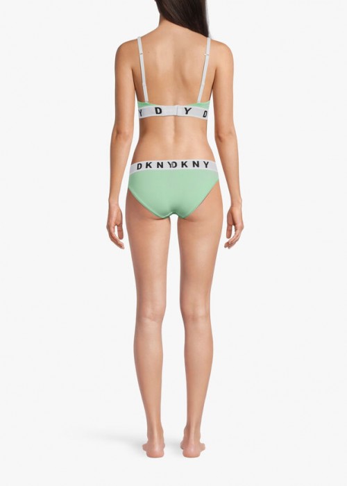 cozy boyfriend αθλητικό σουτιέν dkny φυστικί