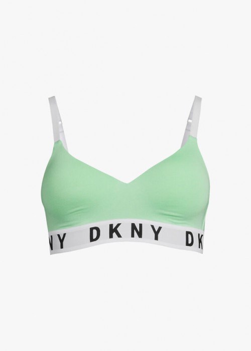 cozy boyfriend αθλητικό σουτιέν dkny φυστικί