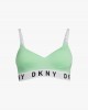 cozy boyfriend αθλητικό σουτιέν dkny φυστικί
