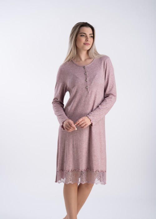 Νυχτικό rayon σε σάπιο μήλο χρώμα