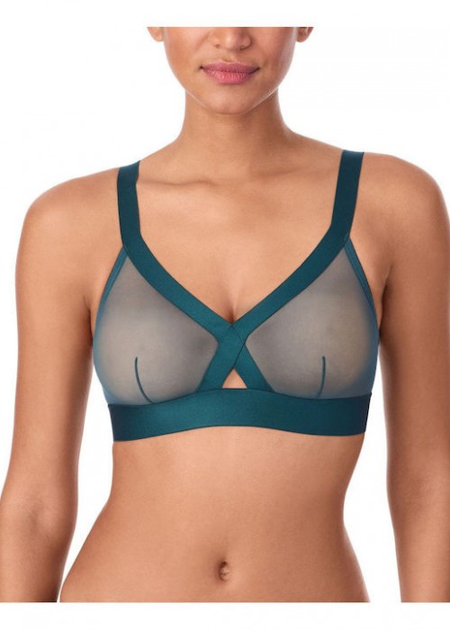 Διαφανές τρίγωνο σουτιέν DKNY  πράσινο σκούρο DK4084