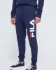 μπλε φόρμα με logo fila και φερμουάρ