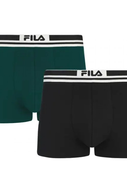 fila boxer δυάδα 2pack πράσινο-μαύρο FU5274/2