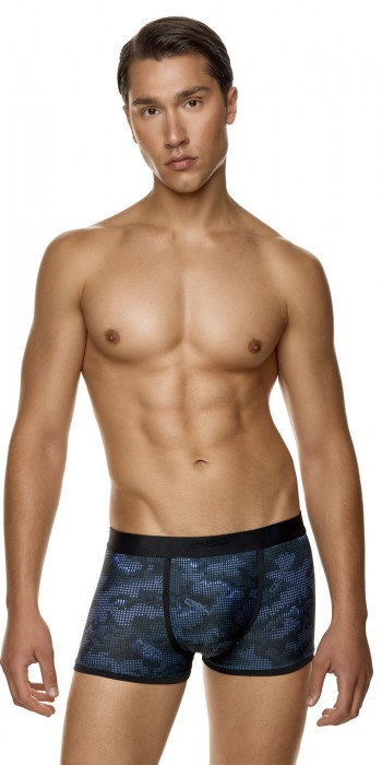Med Μπλε printed boxer Giorgio