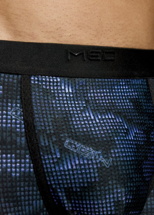 Med Μπλε printed boxer Giorgio