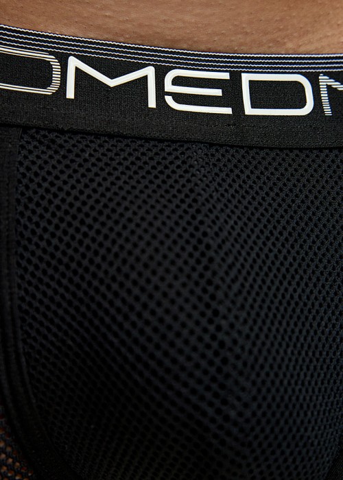 Med Sam μαύρο boxer με 3D side panel λάστιχο Med Sam μαύρο boxer με 3D side panel λάστιχο