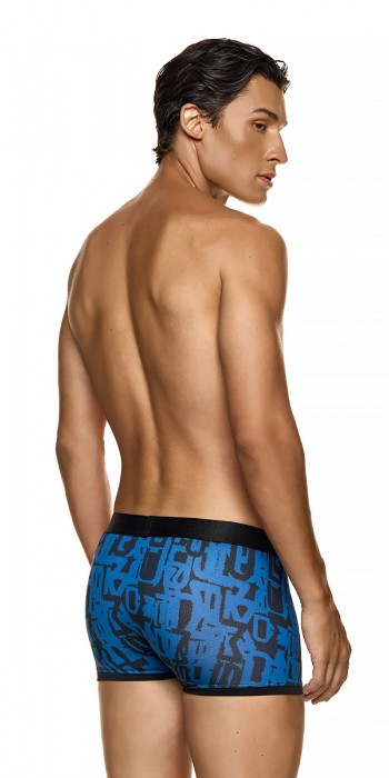 Med Lyan boxer μαύρο με μπλε Med Lyan boxer μαύρο με μπλε