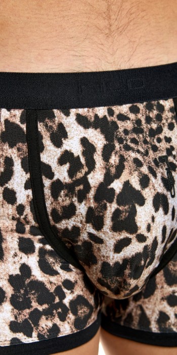 Med Blaze boxer μαύρο με leopar Med Blaze boxer μαύρο με leopar