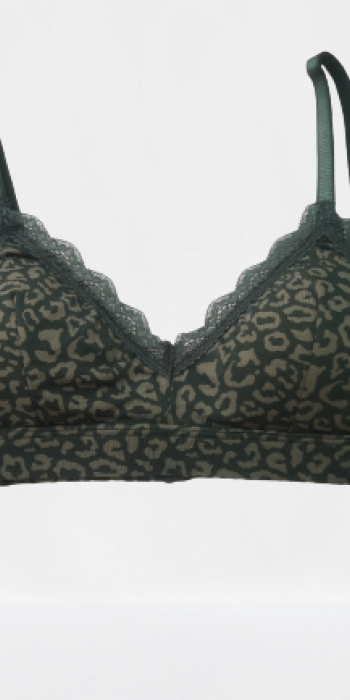 Fimelle Elegance Bralette με αποσπώμενη ενίσχυση σε λαδί λεοπάρ χρώμα Fimelle Elegance Bralette με αποσπώμενη ενίσχυση σε λαδί λεοπάρ χρώμα
