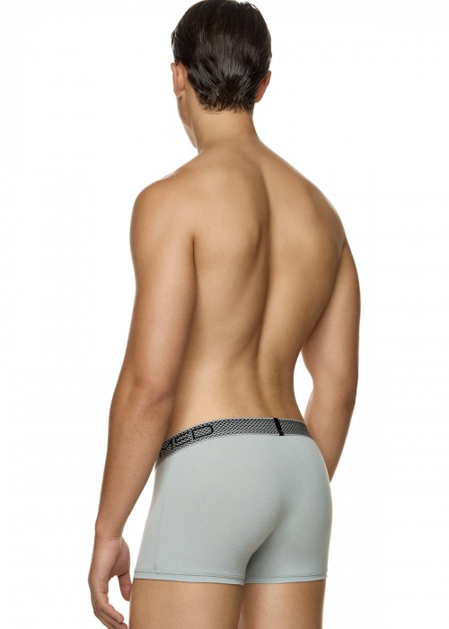 Med 3pack Μαύρο Γκρι Λευκό boxer Med 3pack Μαύρο Γκρι Λευκό boxer