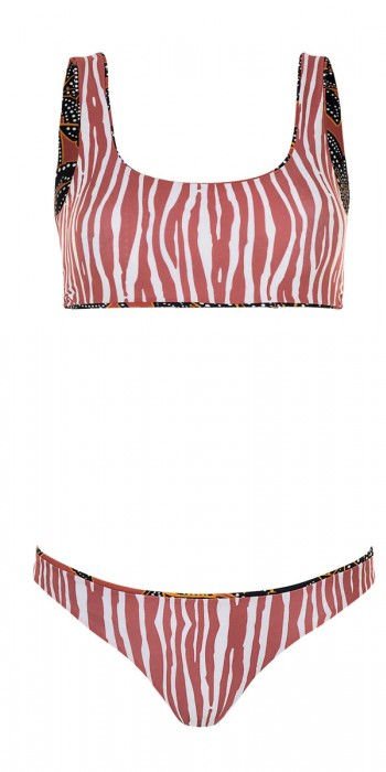 Phoenix Palm Flirt Thin Side Bikini Set by Maaji