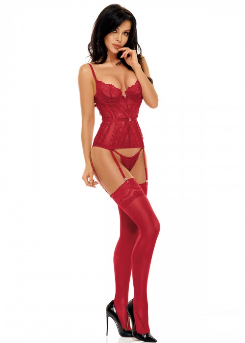 Ravenna corset cherry
