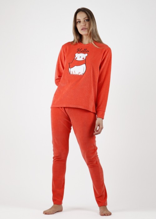 Pijama Hello Winter CORAL