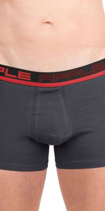 Apple boxer ανθρακί-κόκκινο Apple boxer ανθρακί-κόκκινο