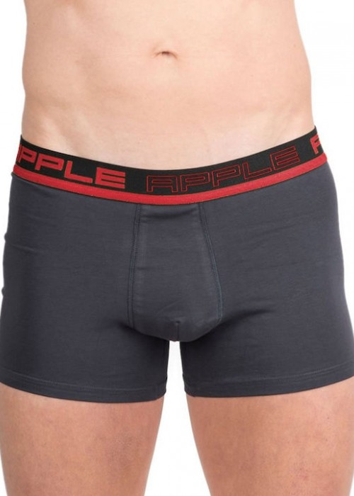  Apple boxer ανθρακί-κόκκινο