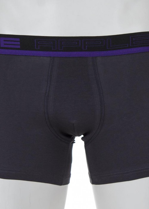  Apple boxer ανθρακί-μωβ